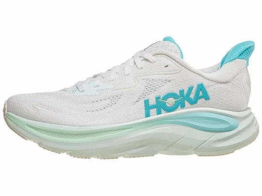 Shoes And Plantar Fasciitis Hoka | Clifton 10 | Women's | White/Cielo Blue