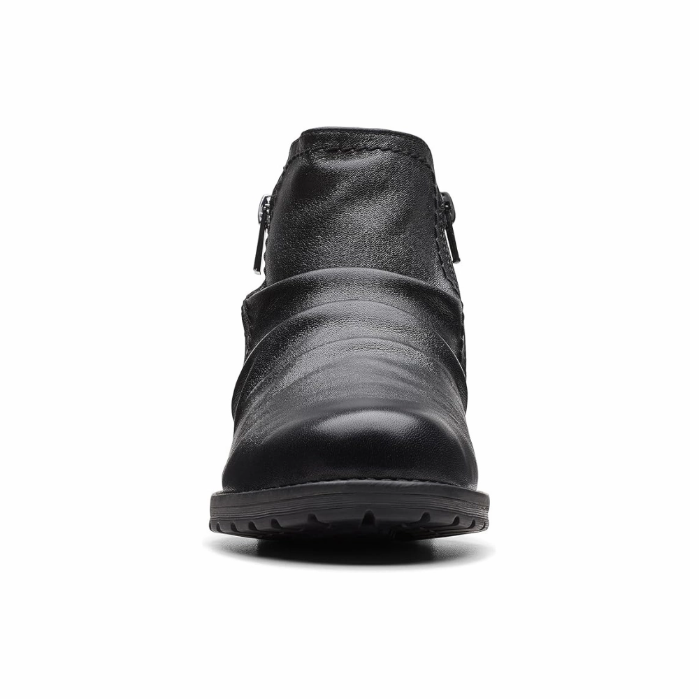 Jungle Boots Clarks Aspra Walk Waterproof Black Leather Boot (Women's)