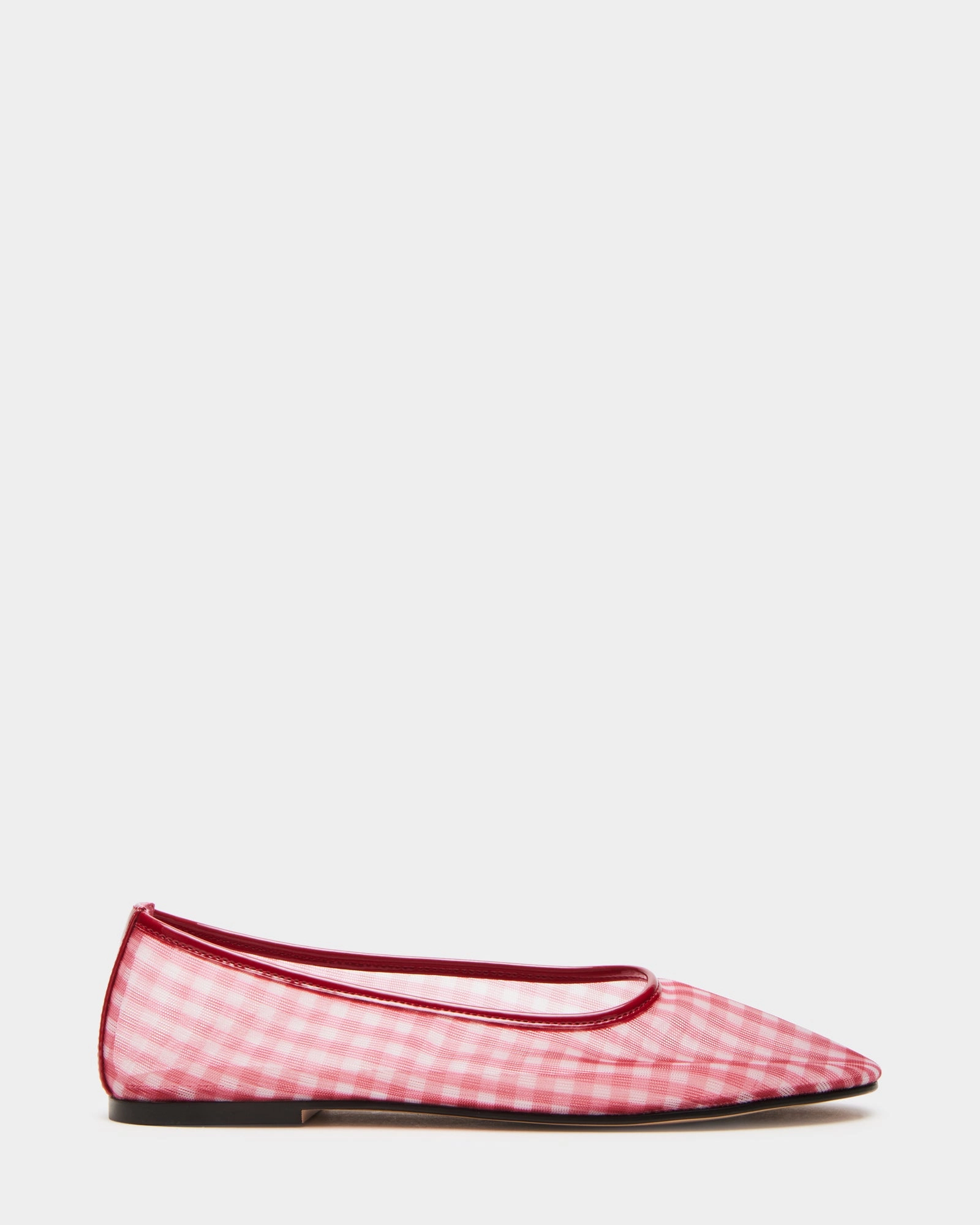 MEADOW RED GINGHAM Hush Puppies Suede Loafers
