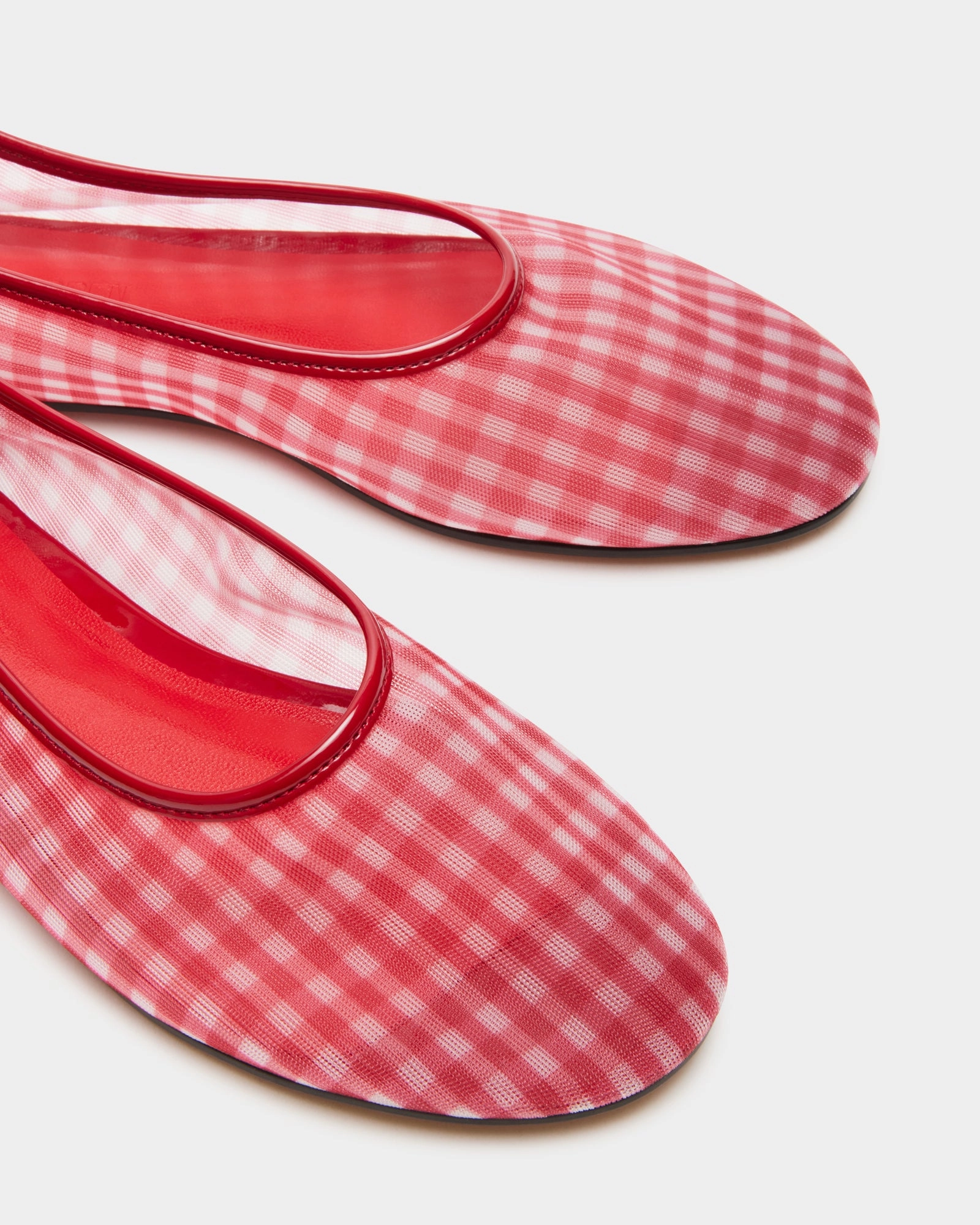 MEADOW RED GINGHAM Loafers St Louis