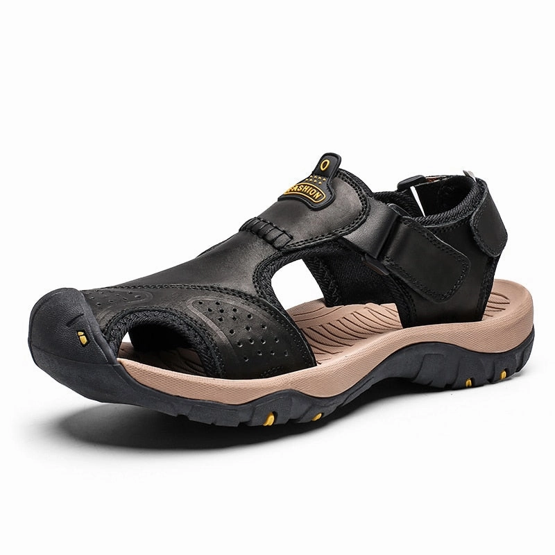 Men Genuine  Leather Sandals for beach or  outdoor / FREE Shipping 777 Deals Sandals