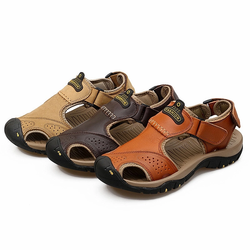 Men Genuine  Leather Sandals for beach or  outdoor / FREE Shipping Birkenstock Mayari Sandals