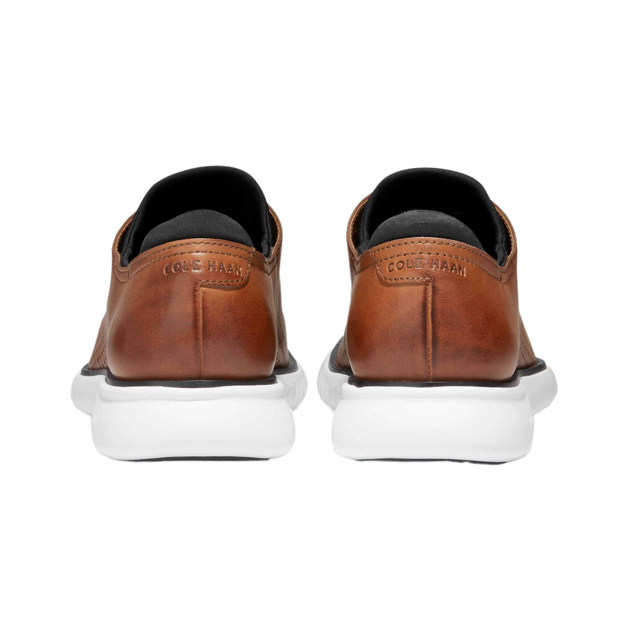 Men's 2.ZERGRAND Laser Wingtip Oxford Dress Loafer Formal Shoes