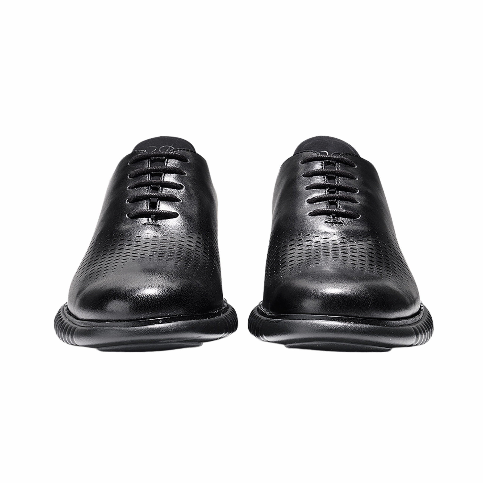 Fabric Dress Shoes Men's 2.ZERGRAND Laser Wingtip Oxford