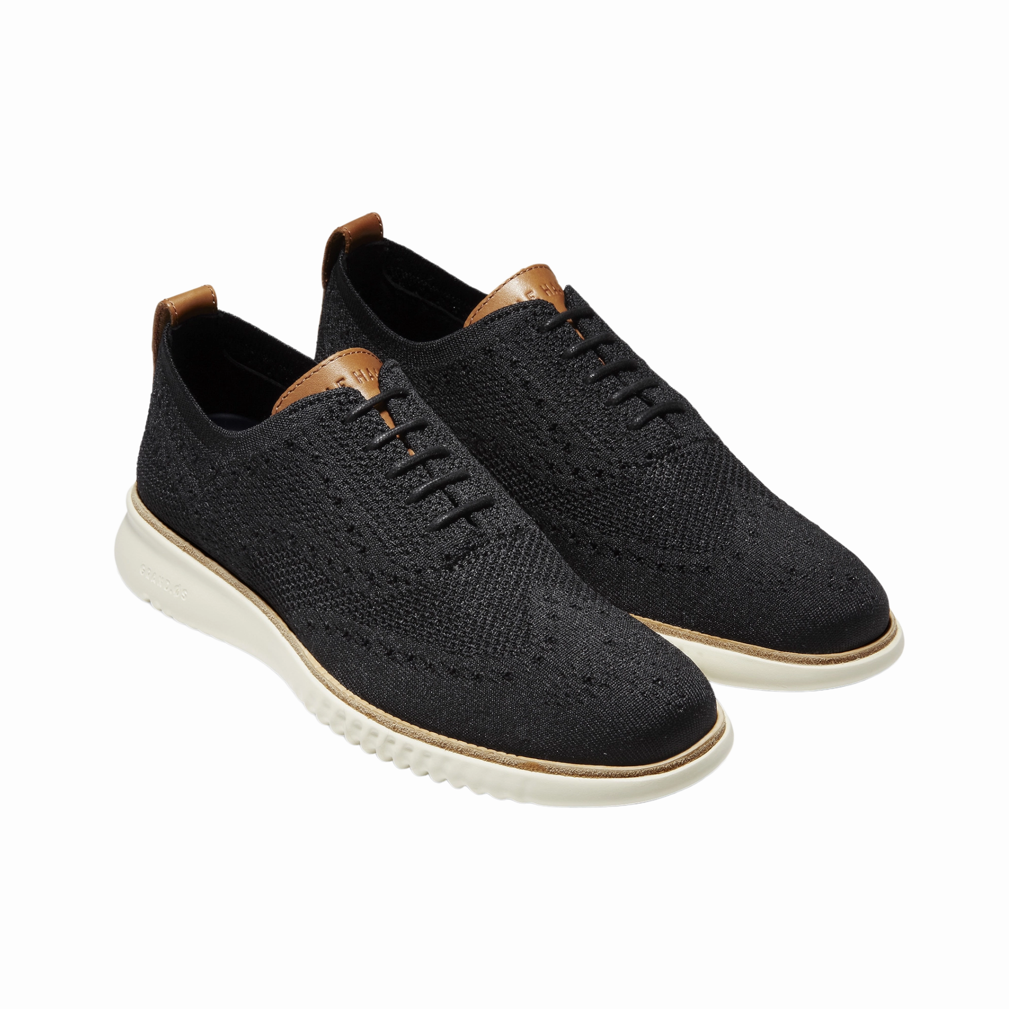 Men's 2.ZERGRAND Wingtip Oxford Dress Shoes For Pronation