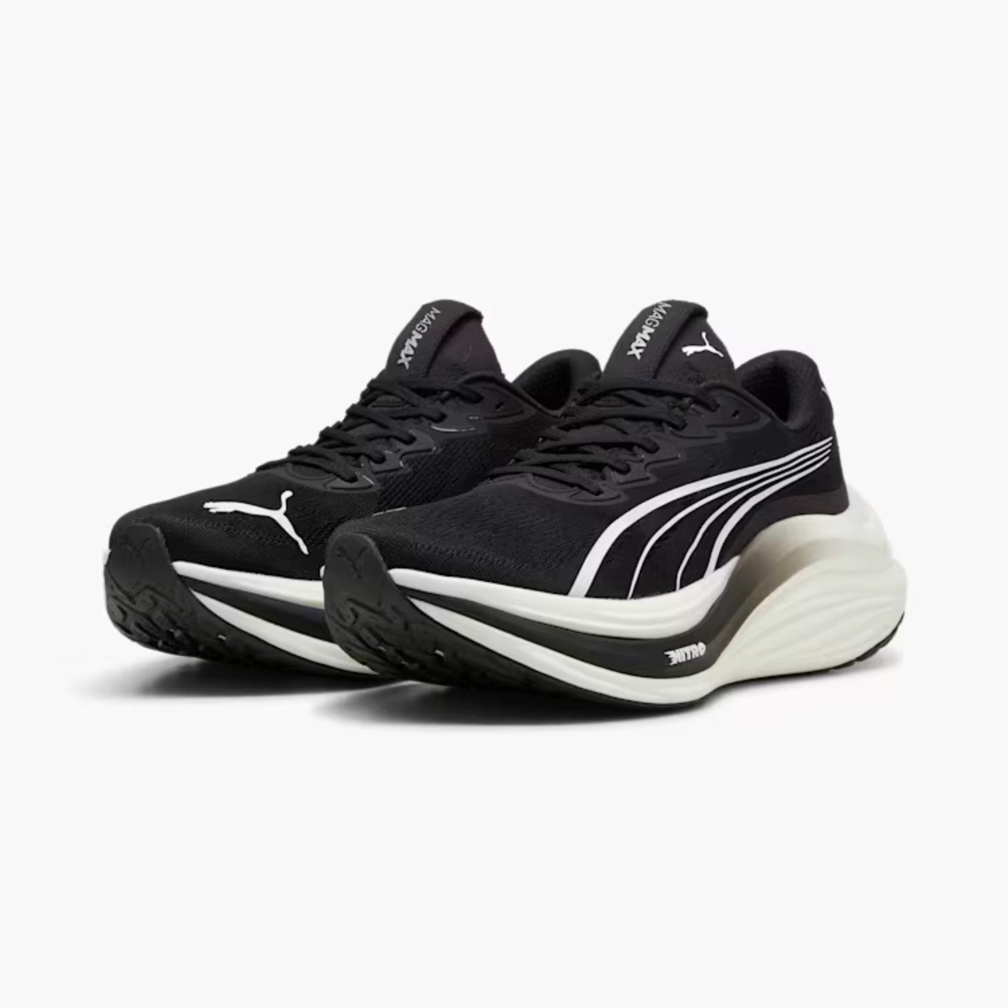 Men's - Puma MagMax Nitro - Black/White/Cool Dark Gray Griezmann Puma Shoes