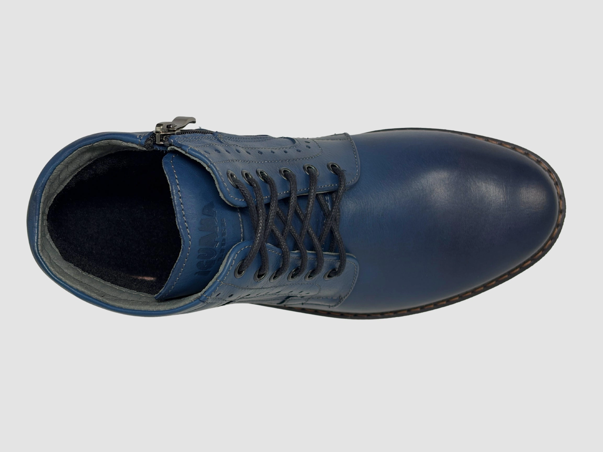 Vivobarefoot Boots Men's Adrian Leather Boots - Blue