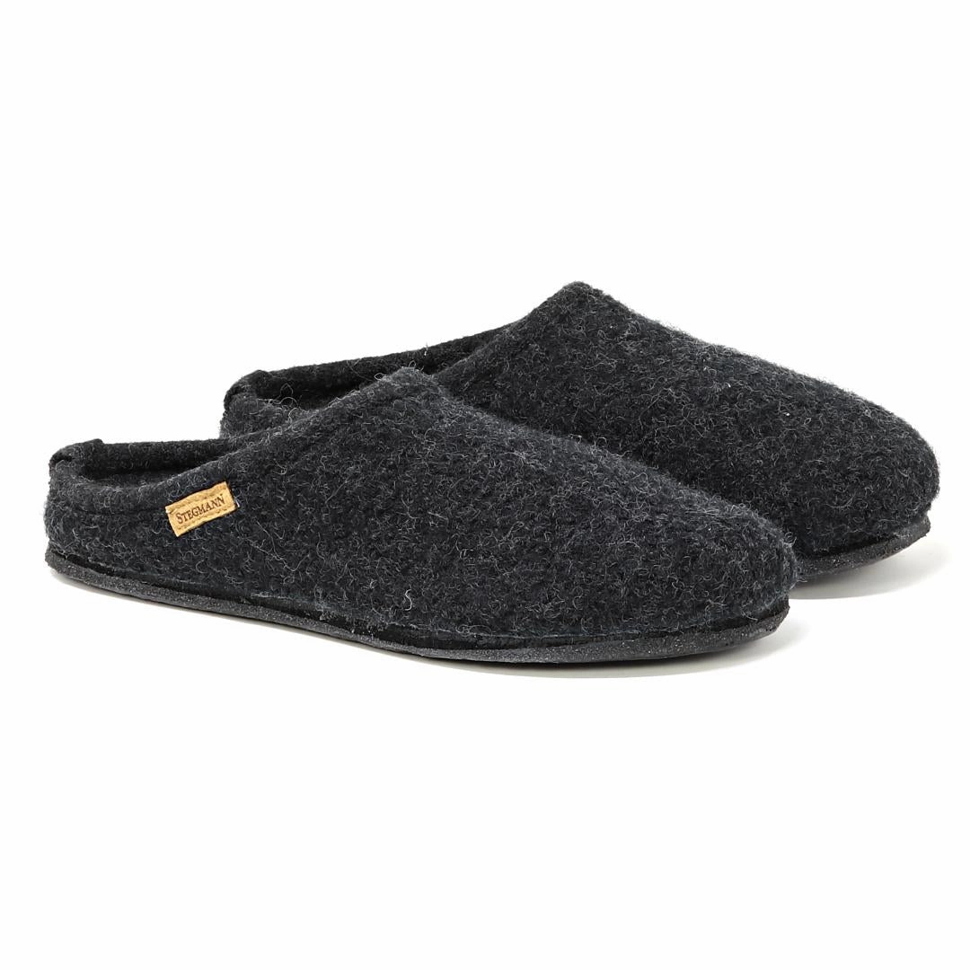 Smiley Face Slippers Men's Alpine Comfort Wool Slipper