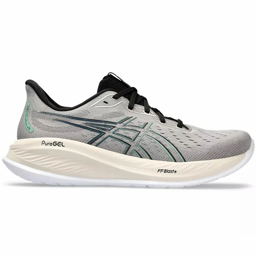 Asics Shoe Label Men's Asics Gel-Cumulus 26, Moonrock/Dark Mint, 7 D Medium