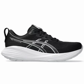 Asics Gel Nimbus Shoes Men's Asics Gel-Cumulus 27, Black/Concrete, 10 2E Wide