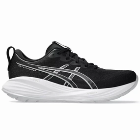 Men's Asics Gel-Cumulus 27, Black/Concrete, 12.5 2E Wide Asics Trail Running Shoes Gtx