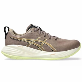 Asics Fluidfit Shoes Men's Asics Gel-Cumulus 27, Taupe Grey/Black, 10.5 2E Wide