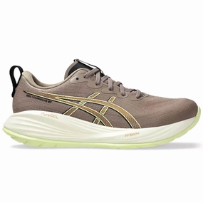 Men's Asics Gel-Cumulus 27, Taupe Grey/Black, 11.5 D Medium Asics Shoes Quantum 180