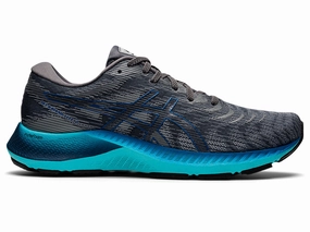 Men's Asics Gel-Kayano Lite 2, Metropolis/Lake Drive, 9 D Medium Asics Pronation Control Running Shoes