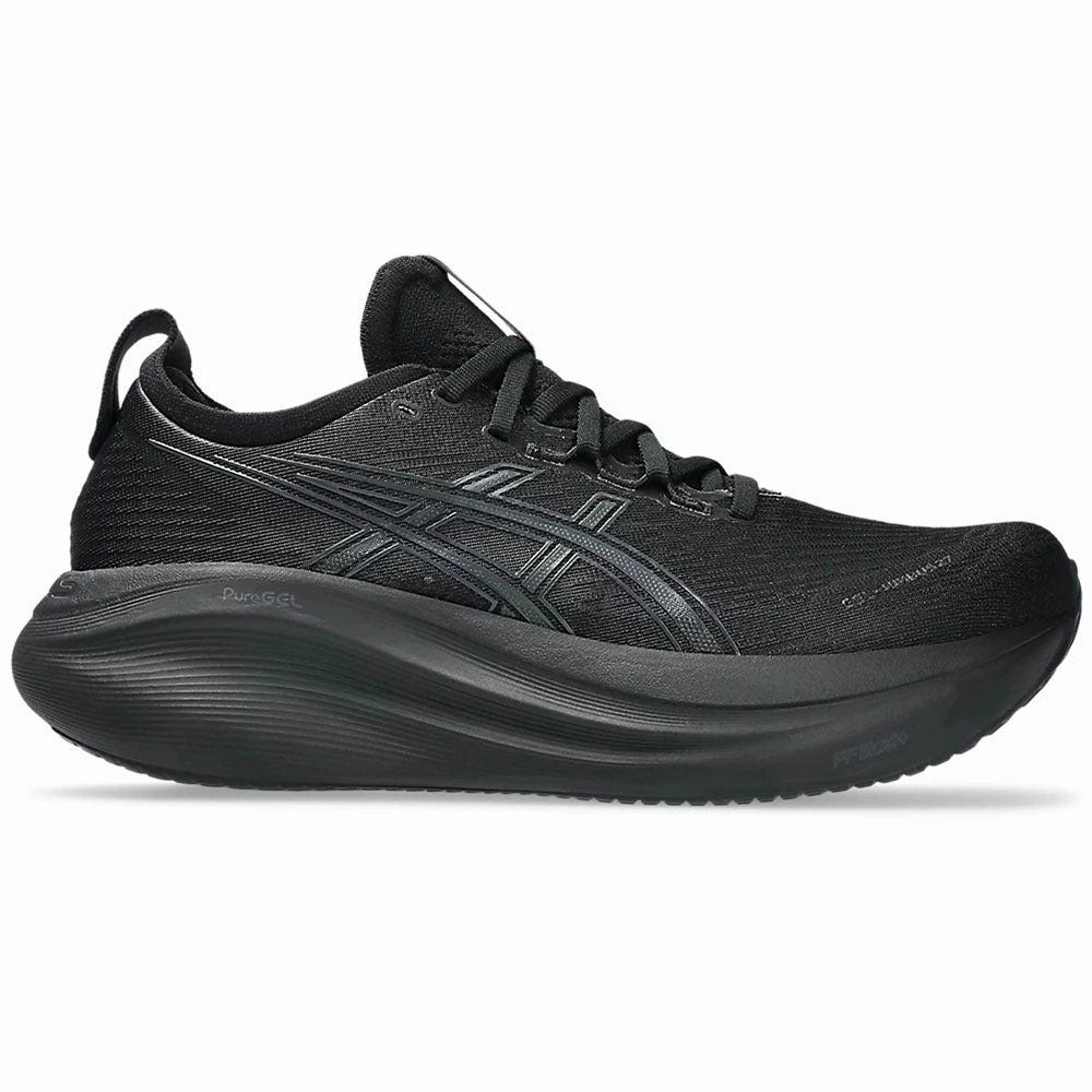 Men's Asics Gel-Nimbus 27, Black/Graphite Grey, 10 D Medium Best Asics Running Shoes For Neutral Pronation