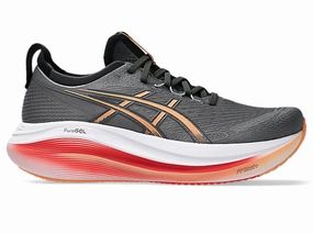 Best Asics Shoes 2025 Men's Asics Gel-Nimbus 27, Carbon/Mojave, 10 2E Wide