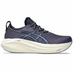 Asics Japan Basketball Shoes Men's Asics Gel-Nimbus 27, Indigo Fog/Denim Blue, 10 2E Wide