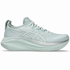 Men's Asics Gel-Nimbus 27, Pure Aqua/White, 12.5 D Medium Asics Court Ff 3 Tennis Shoes