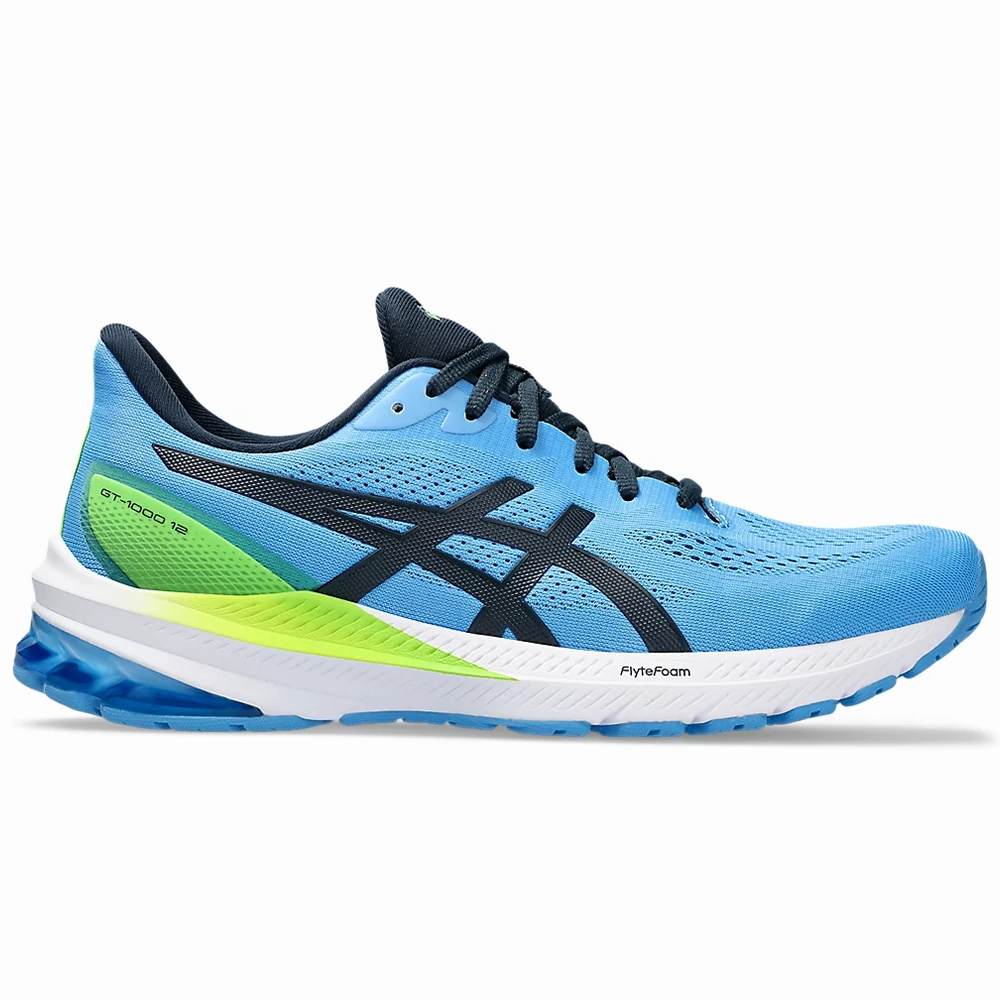 Men's Asics GT-1000 12, Waterscape/French Blue, 12 D Medium Asics Steel Cap Shoes