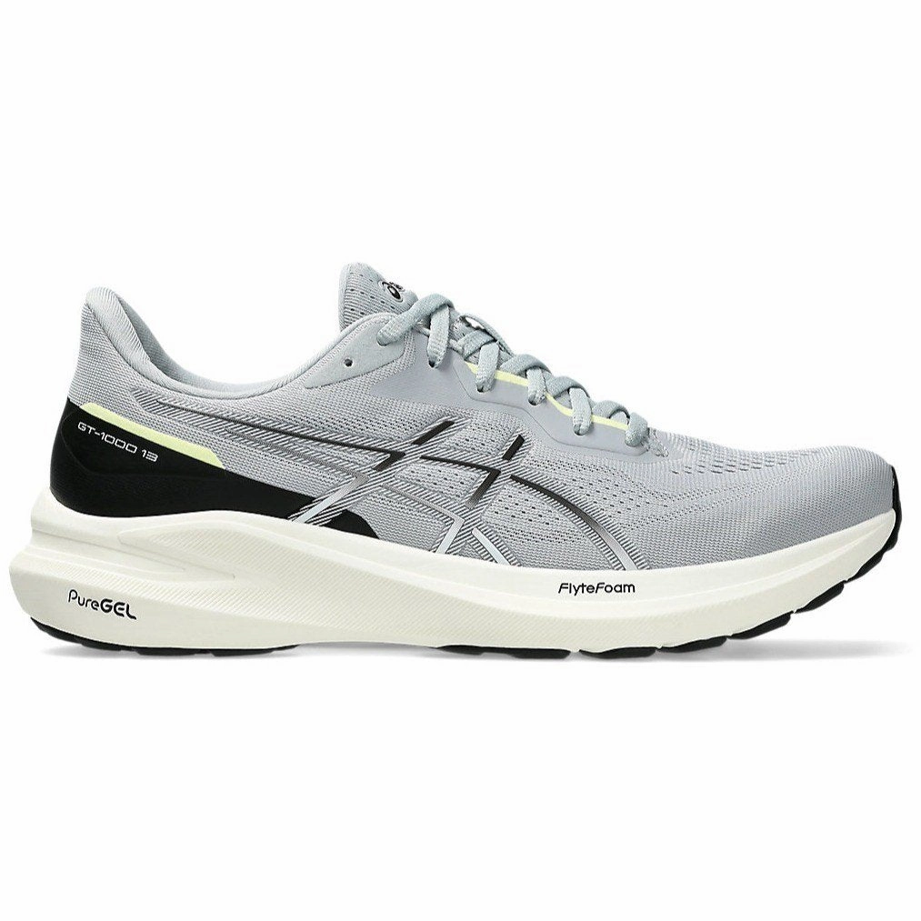 Asics Tiger Gel Lyte V Sanze Shoes H817l Men's Asics GT-1000 13, Piedmont Grey/Black, 10.5 D Medium