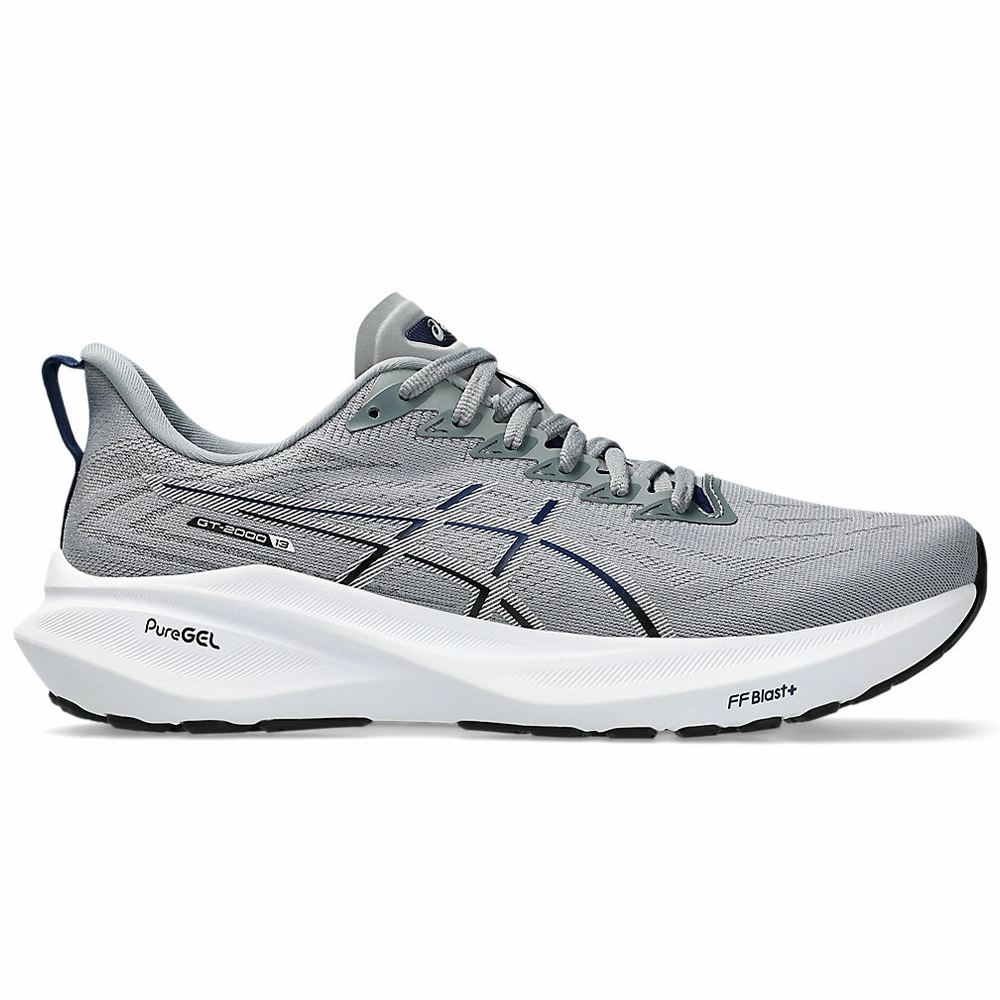 Men's Asics GT-2000 13, Sheet Rock/White, 11.5 D Medium Asics Stylish Shoes