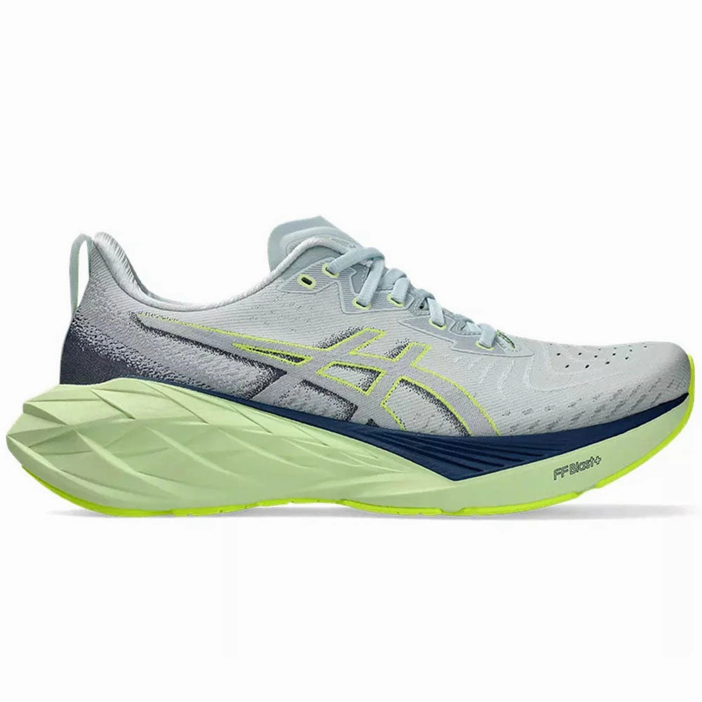Asics Shoes For Gym Men's Asics Novablast 4, Cool Grey/Blue Expanse, 14 D Medium