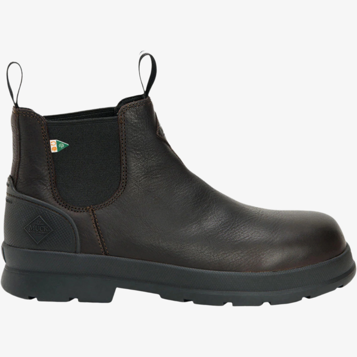 Black Boots Above Knee Men's Chore Farm Leather Comp Toe Chelsea Boot CSA