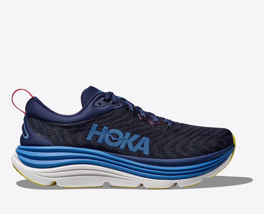 Men's Hoka Gaviota 5 (Bellwether Blue/Evening) Best Plantar Fasciitis