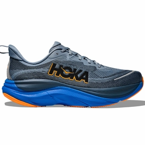 Net Worth Men's Hoka Skyflow, Downpour/Thunder Cloud, 13 D Medium