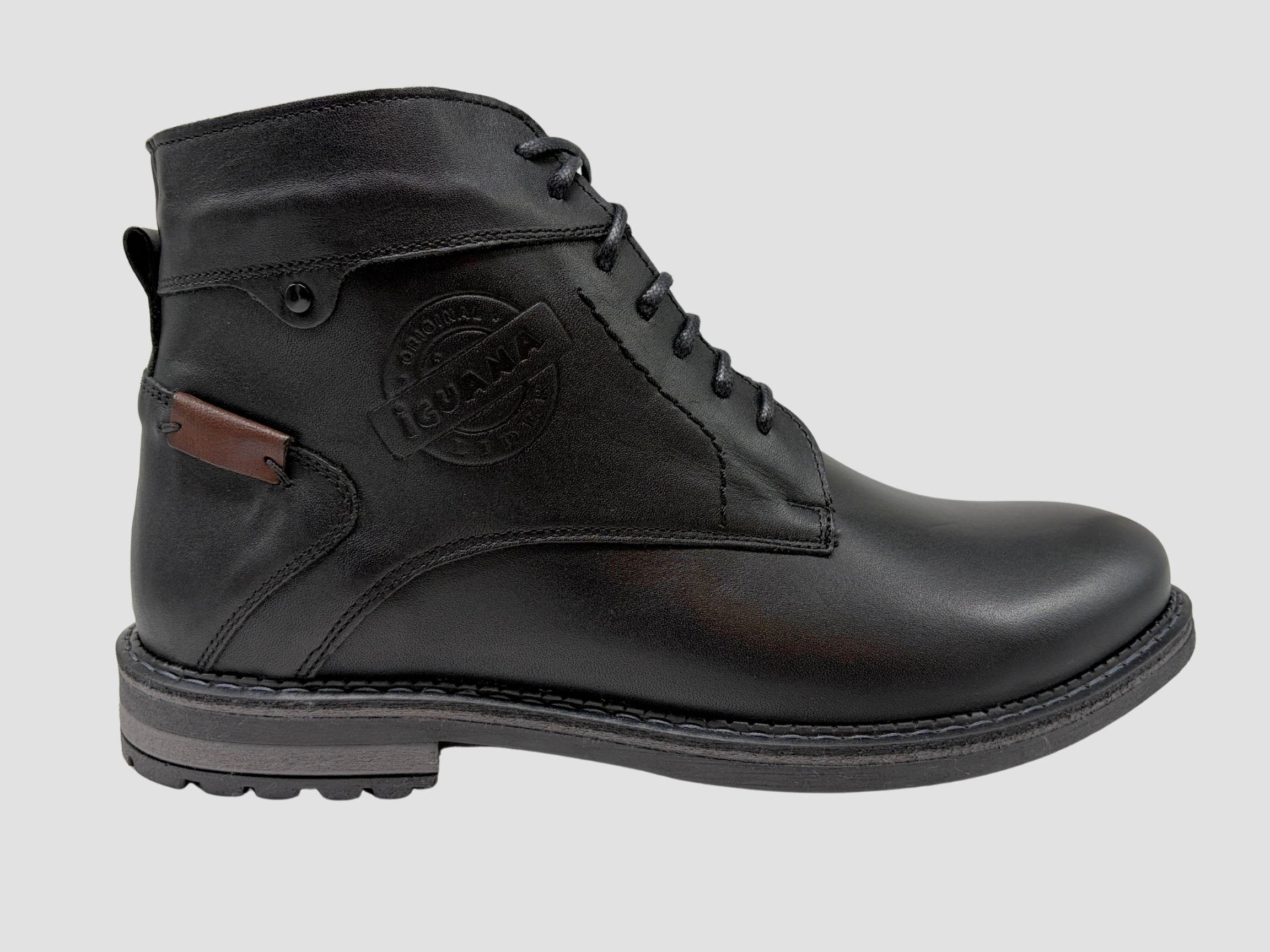 Men's Marek Leather Boots - Black Safety & Work Boots