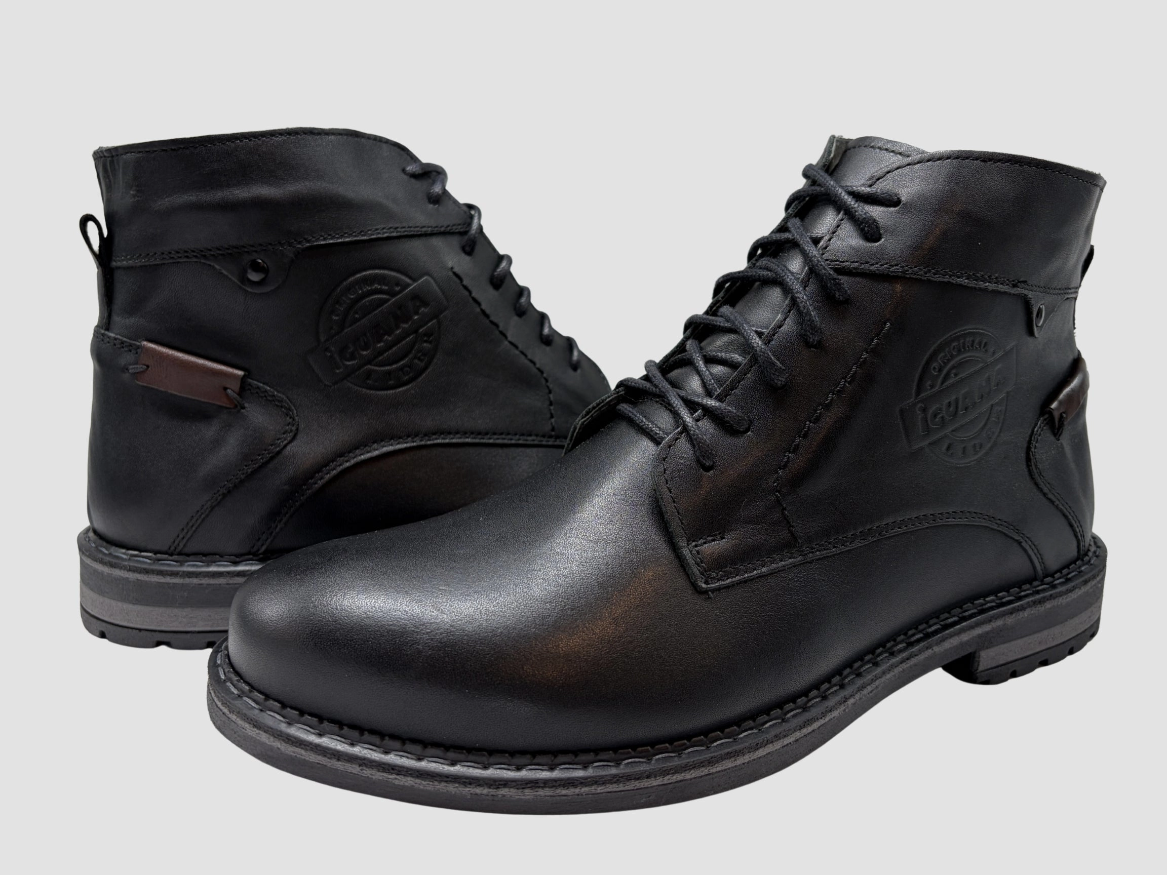 Hawx Boots Men's Marek Leather Boots - Black