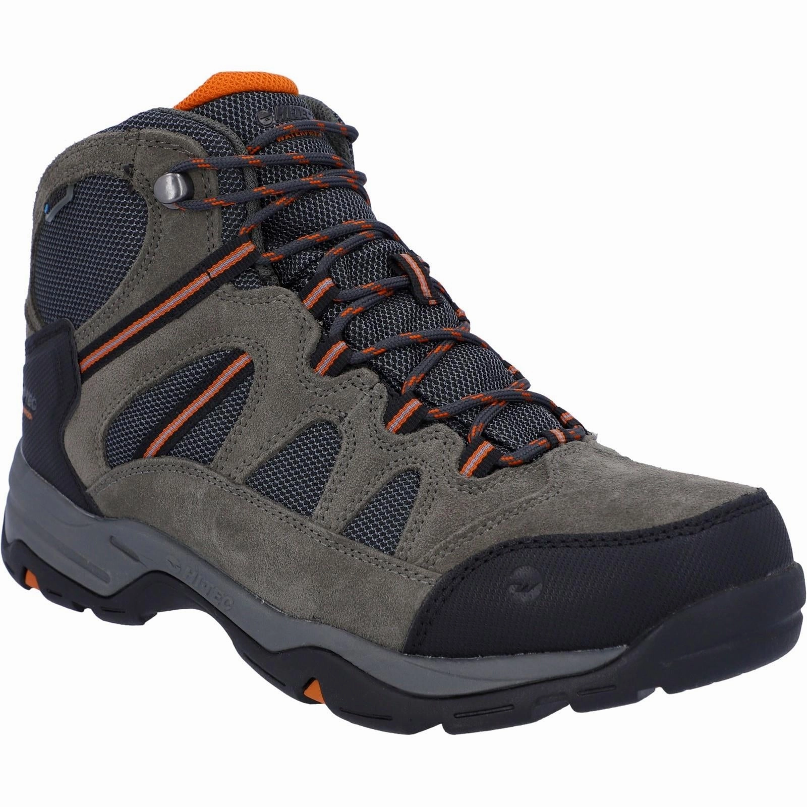 Wide Toe Boots Men's Wide Fit Hi-Tec Bandera II Hiking Boots - Charcoal/Graphite
