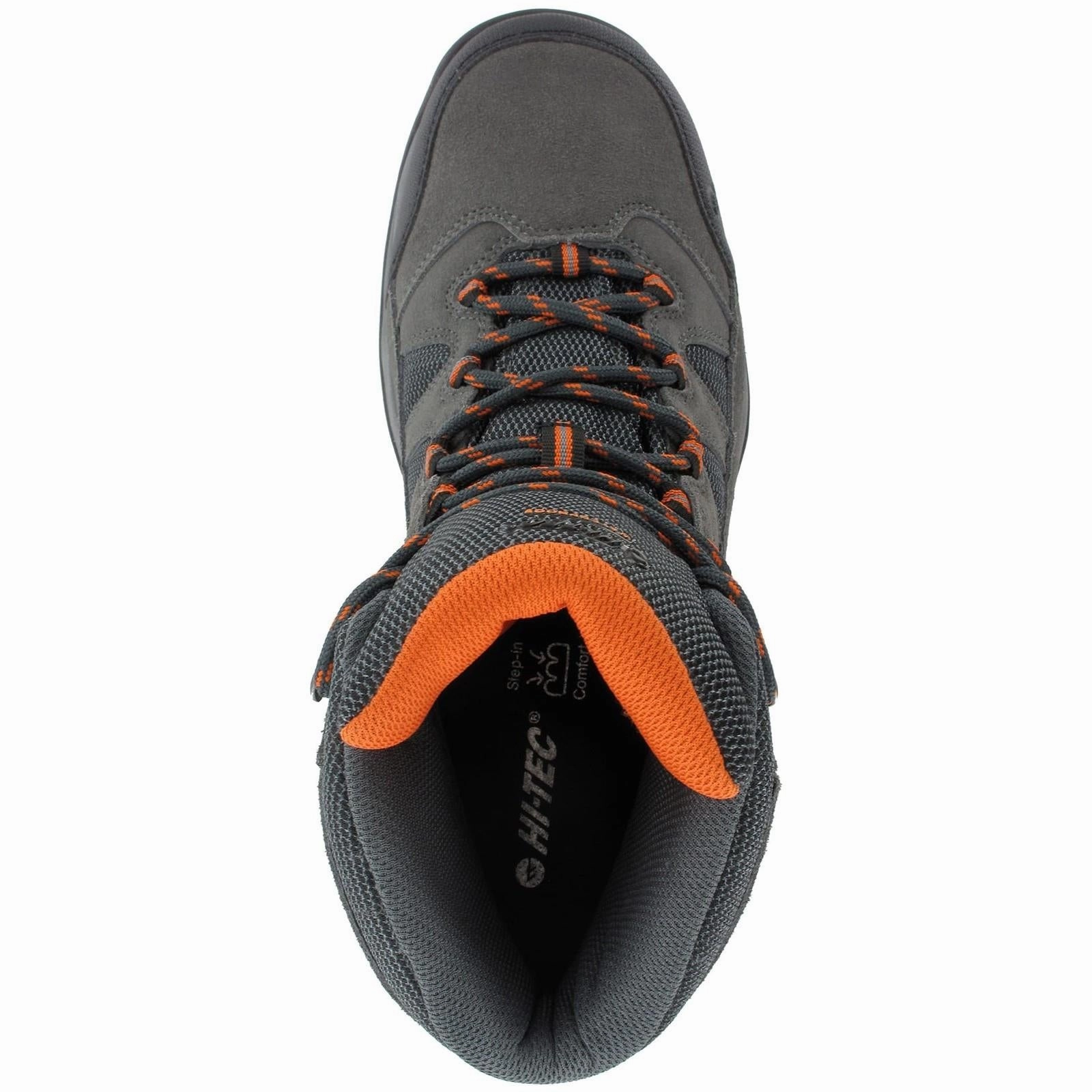 Men's Wide Fit Hi-Tec Bandera II Hiking Boots - Charcoal/Graphite Cowboy Rain Boots