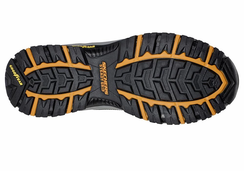 Men's Wide Fit Skechers 204634 Arch Fit Dawson Raveno Hiking Boots Snip Toe Cowboy Boots