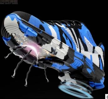 Baggy Boots Men Safety Work Boots Fashion Camouflage Spring Breathable Mesh Steel Toe Casual Shoes Mens Labor Insurance Puncture Proof Shoes