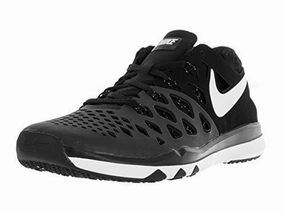 Nike Shoes Self Tie Men Train Speed 4 Running Shoe 10 Black/White/Black