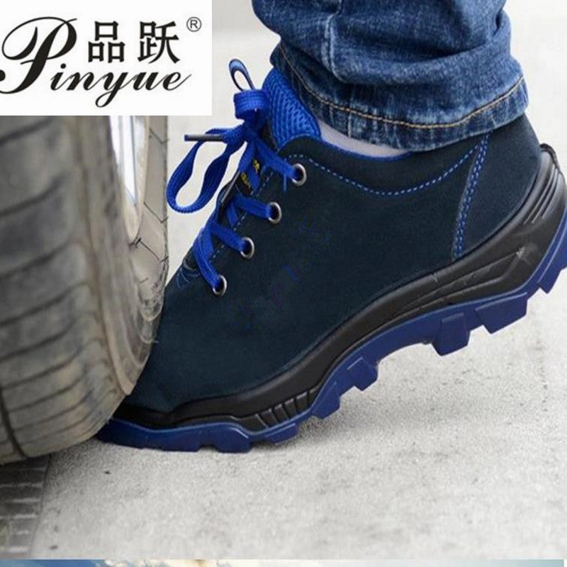 Alpinestars Boots Men Work Safety Shoes Steel Toe Warm Breathable Men's Casual Boots Puncture Proof Labor Insurance Shoes Large Size Male Shoes