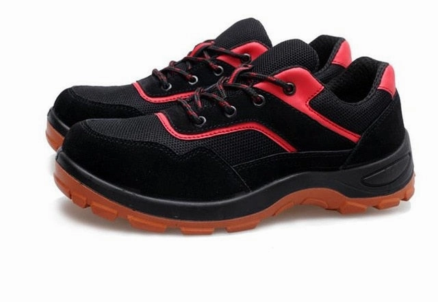 Transparent Rubber Boots Men Work Safety Shoes Steel Toe Warm Breathable Men's Casual Boots Puncture Proof Labor Insurance Shoes Large Size Male Shoes