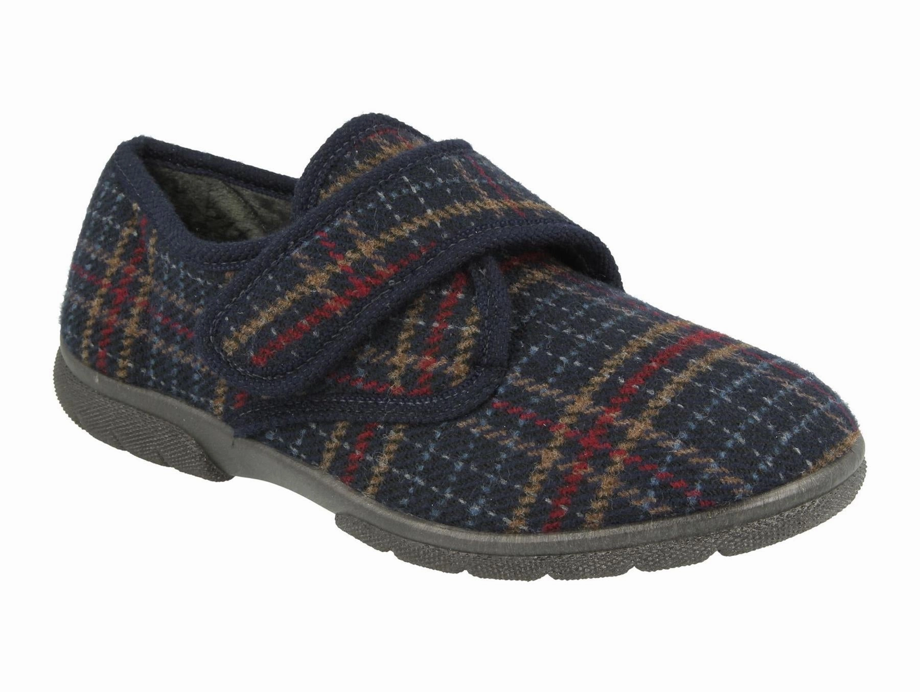 Barefoot House Slippers Mens Wide Fit DB Tartan Slippers