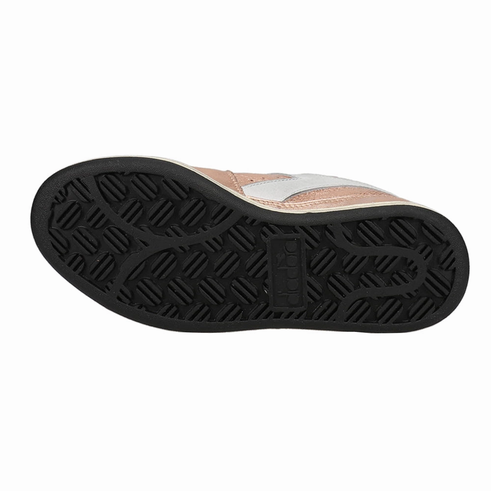 Mi Basket Row Cut Metallic Used Lace Up Sneakers Next Level Basketball Shoes