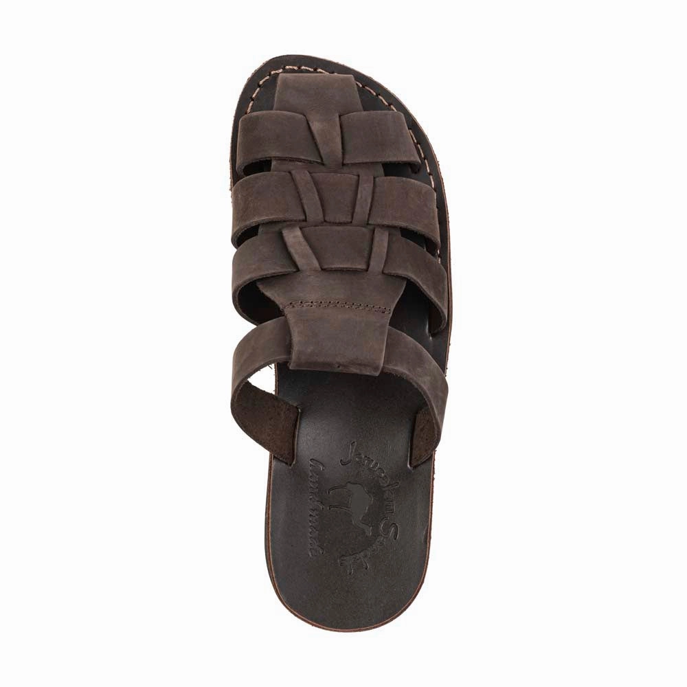 Michael Slide - Leather Pacific Slide Sandal | Brown Nubuck Jc Penneys Sandals