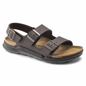 Milano Men Birko-Flor Platform Sandals With Straps