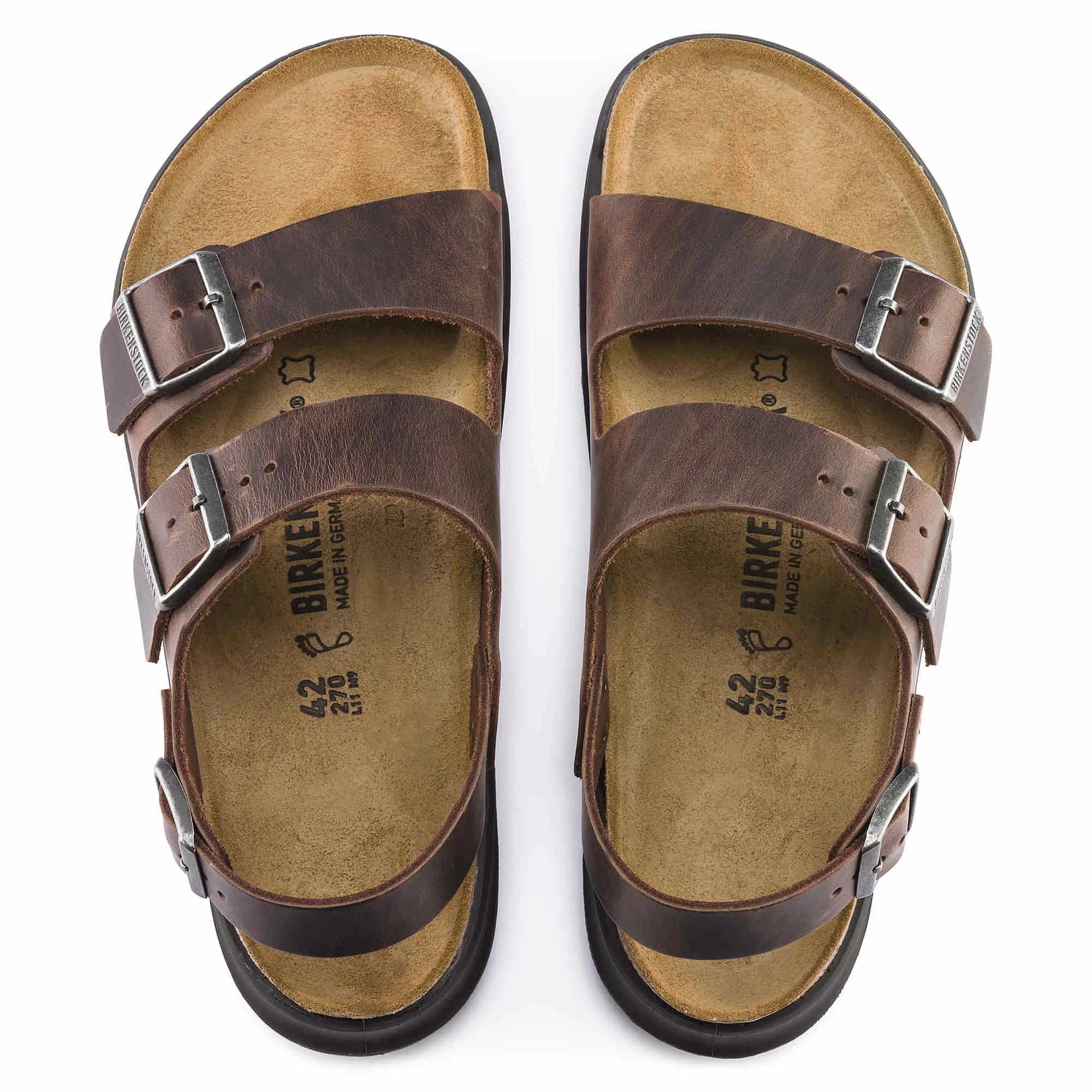 Milano Men Oiled Leather Doc Marten Voss Sandals