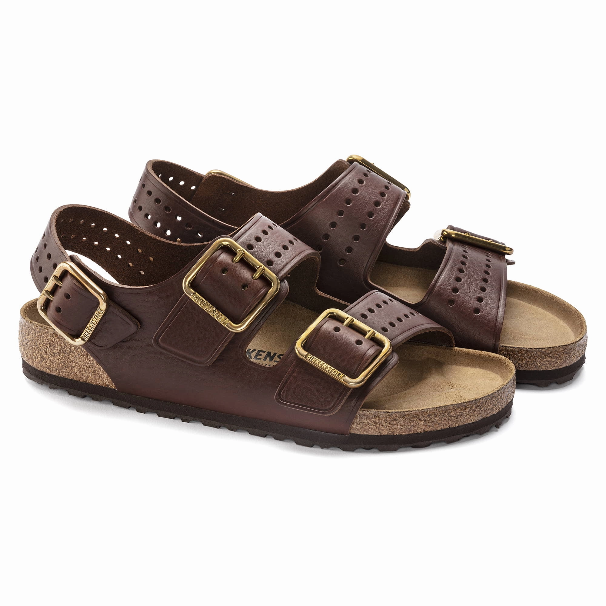 Milano Natural Leather Sandals Nassau