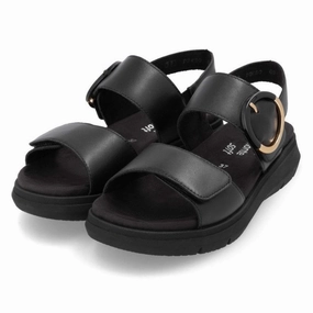 Birkenstock Sandals Remonte Jocelyn D2K50 Black Leather Sandal (Women's)
