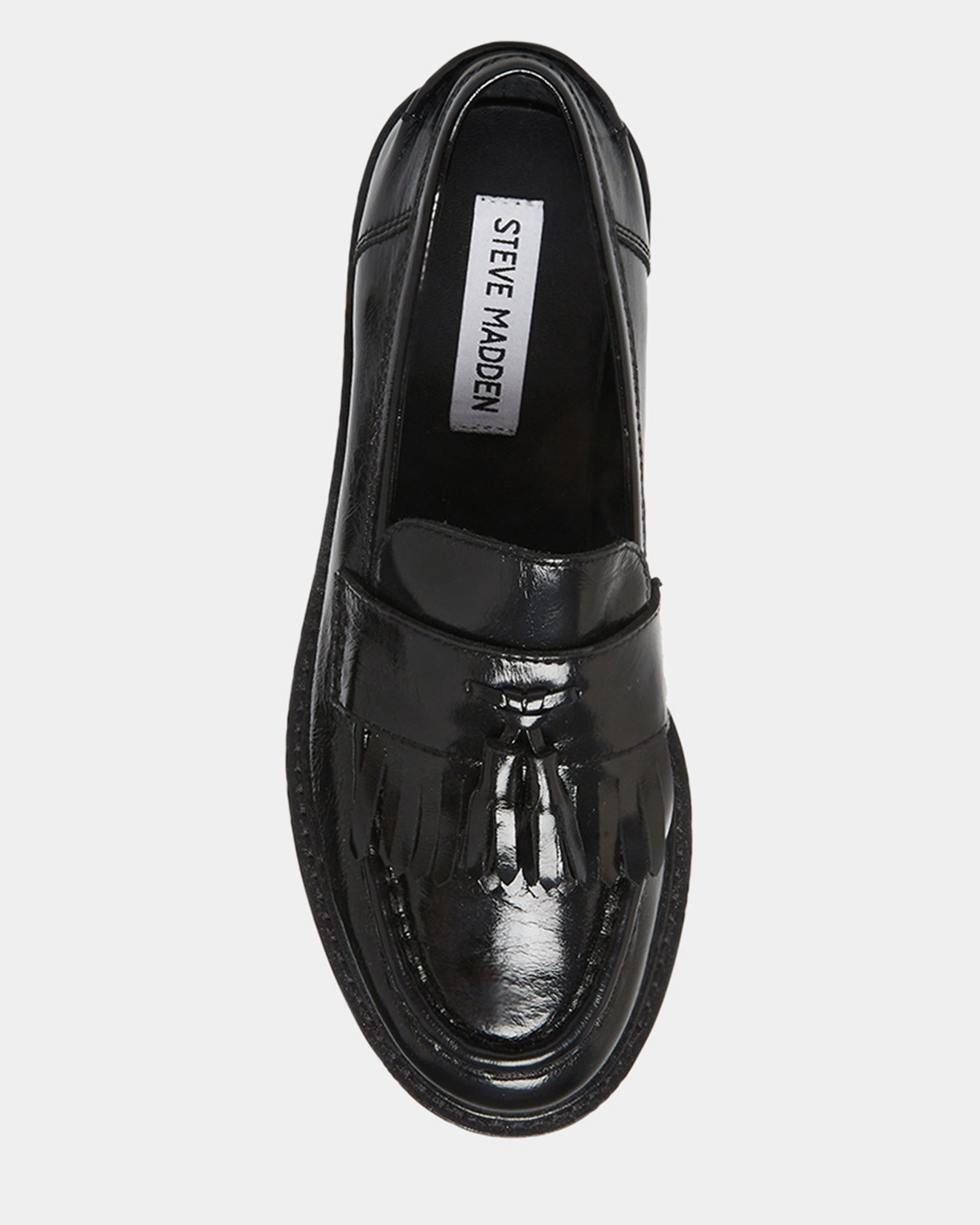 MINKA BLACK LEATHER Jirai Kei Loafers