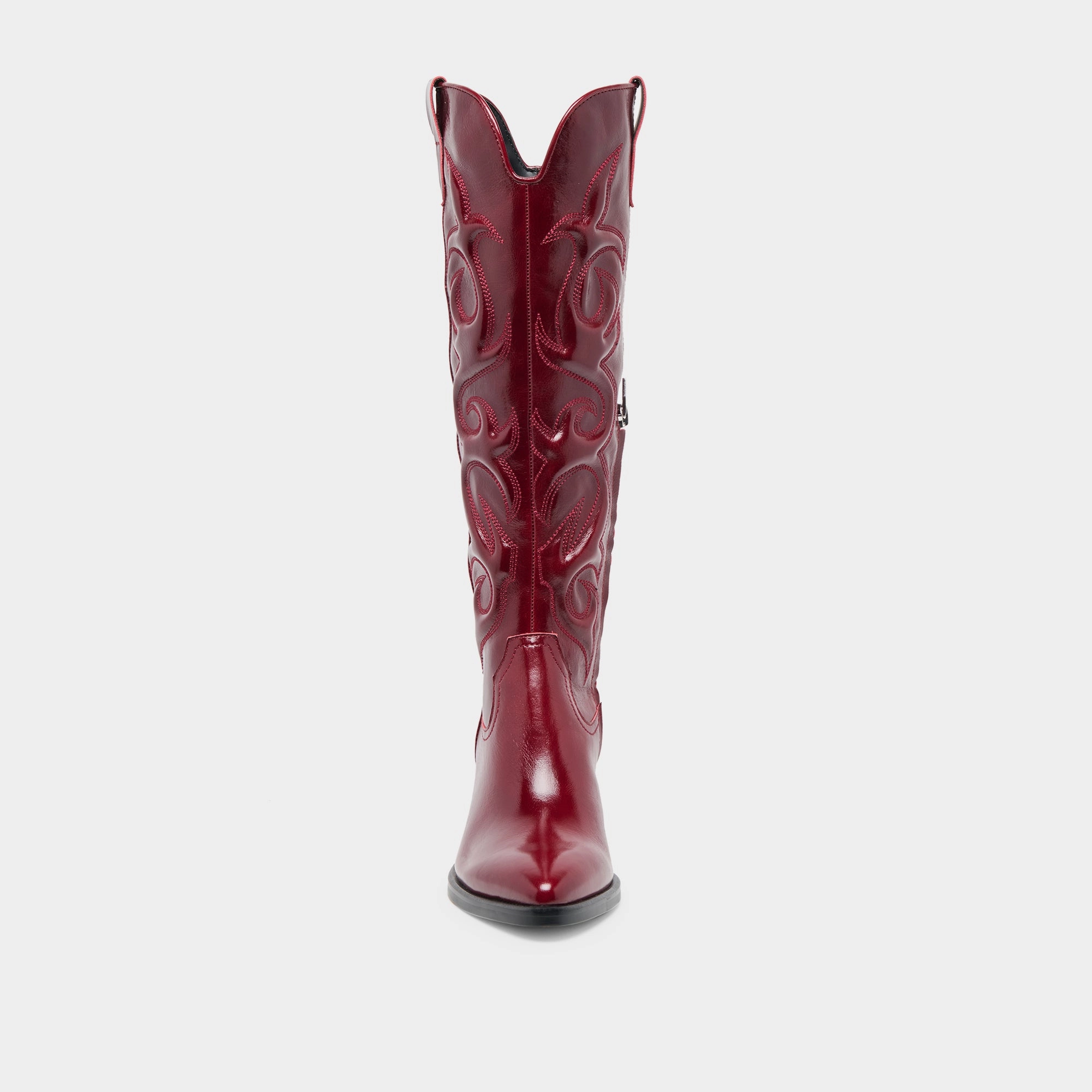 MIRLA WIDE CALF BOOTS OXBLOOD LEATHER Freebird Boots Sale