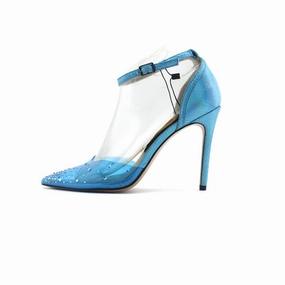 Denim High Heel Shoes MIX NO 6 .