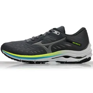 Walking Shoes Vs Running Mizuno Wave Rider 24 Women's Running Shoe - Crock/Phantom/Scubablue