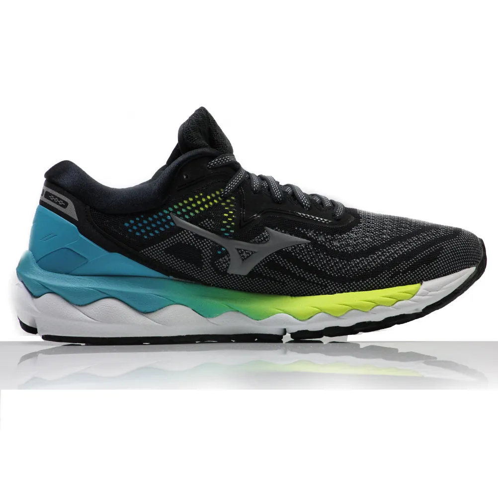 4dfwd Running Shoes Review Mizuno Wave Sky 4 Women's Running Shoe - Phantom/Castlerock/Scuba Blue